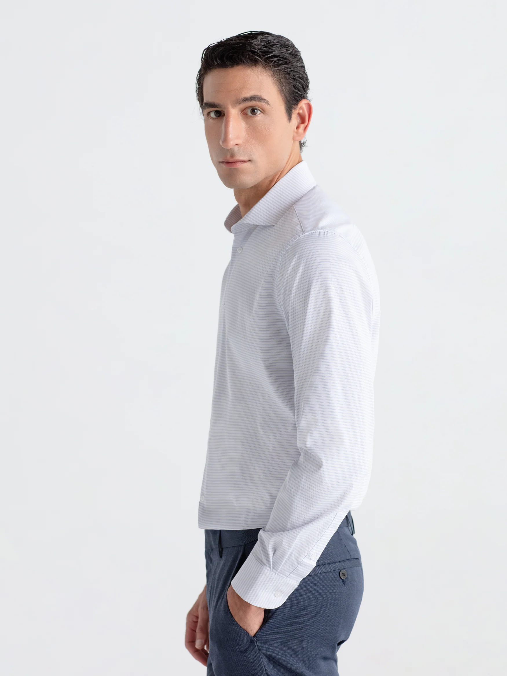 Camisa bambu rayas horizontal - Image 3