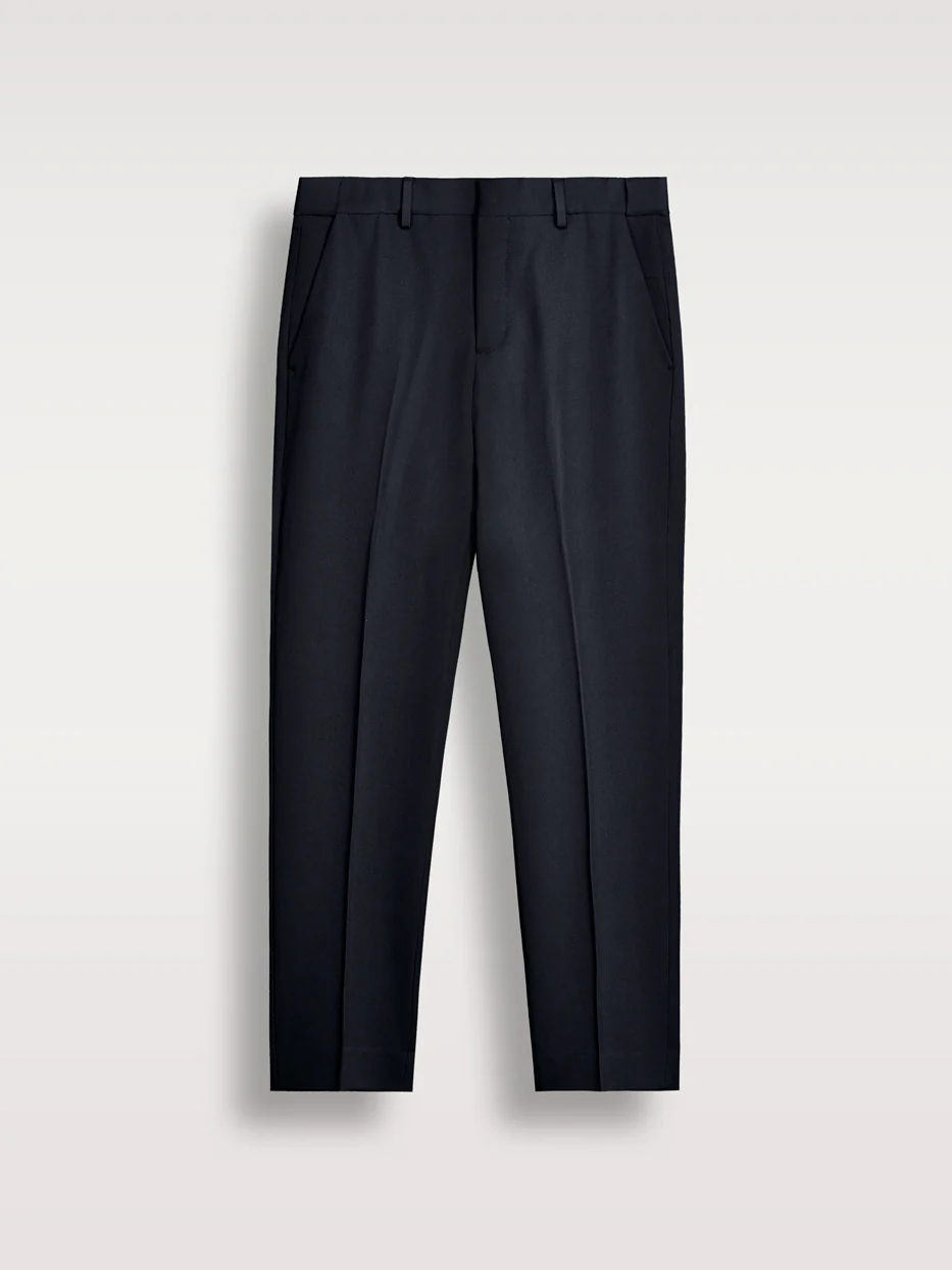 Pantalón traje slim fit liso