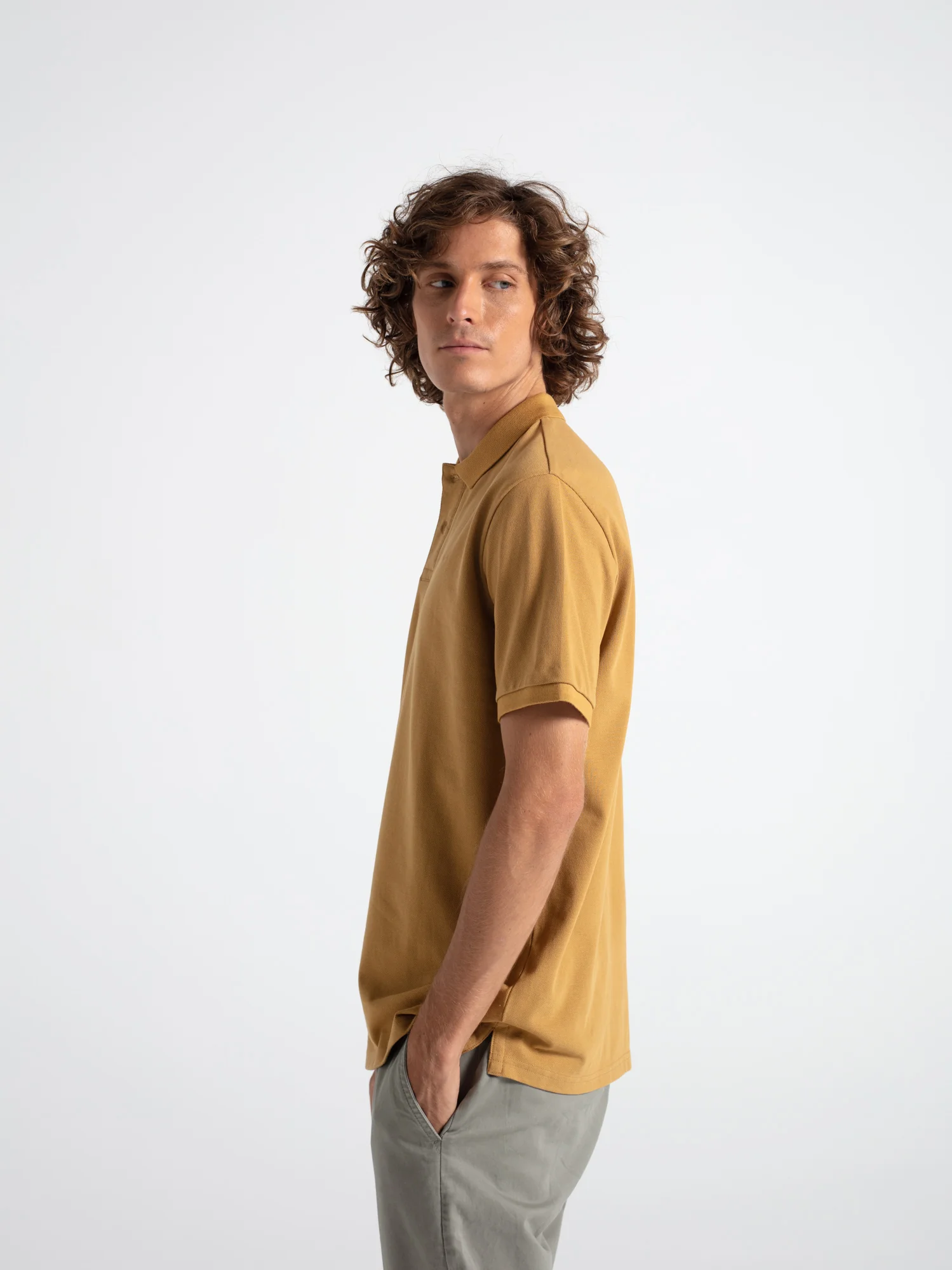 Polo algodón esencial manga corta - Image 3