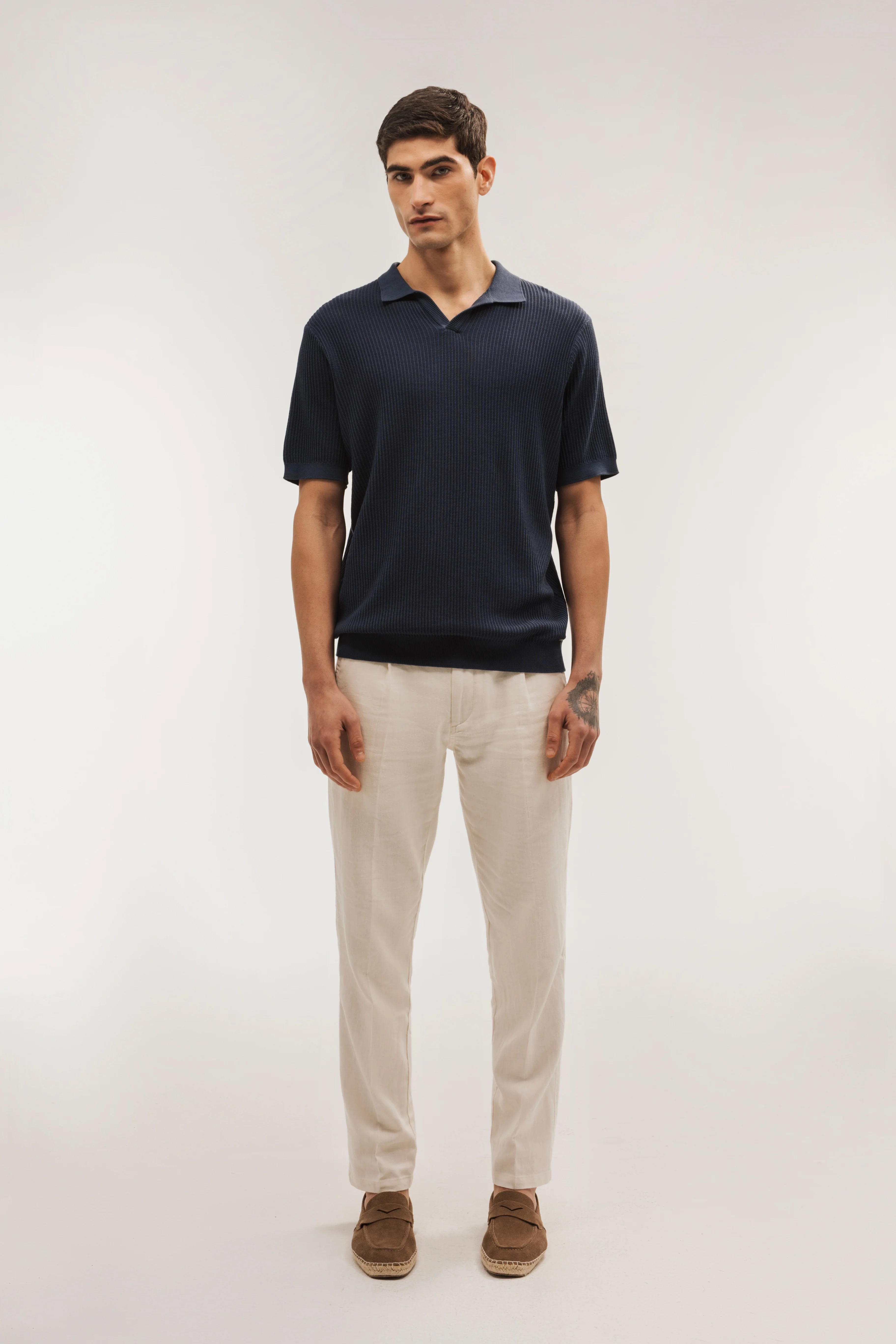 Polo tricot estructura