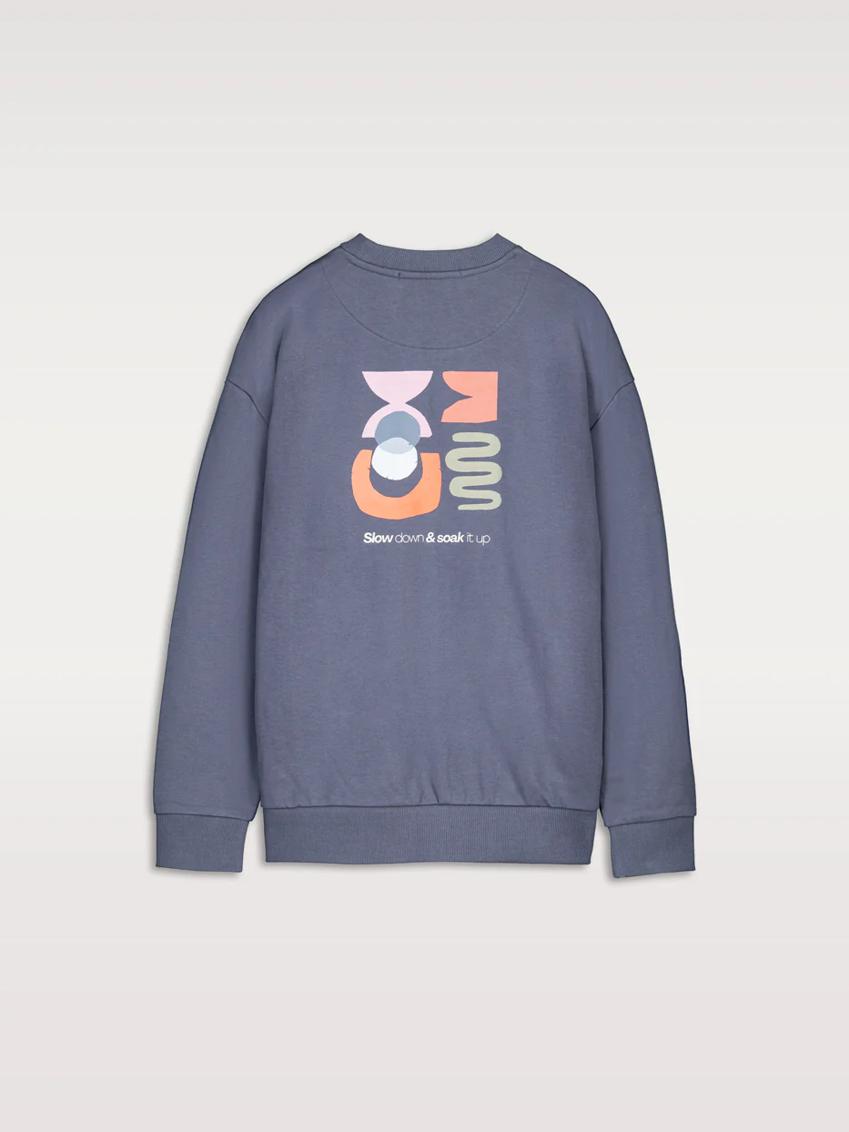 Sudadera oversize print abstracto - Image 4